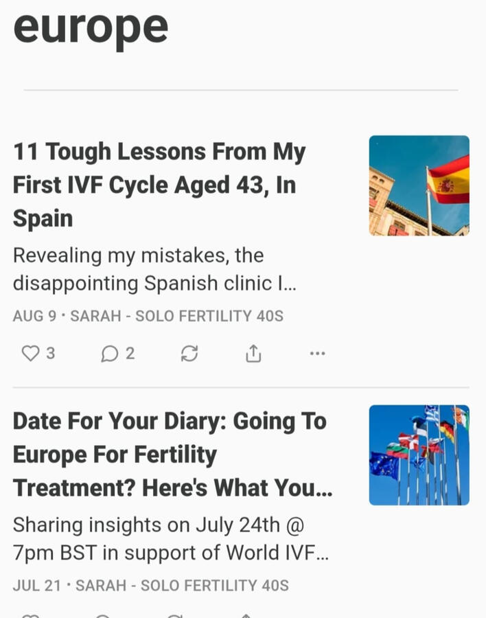 solo woman IVF over 40