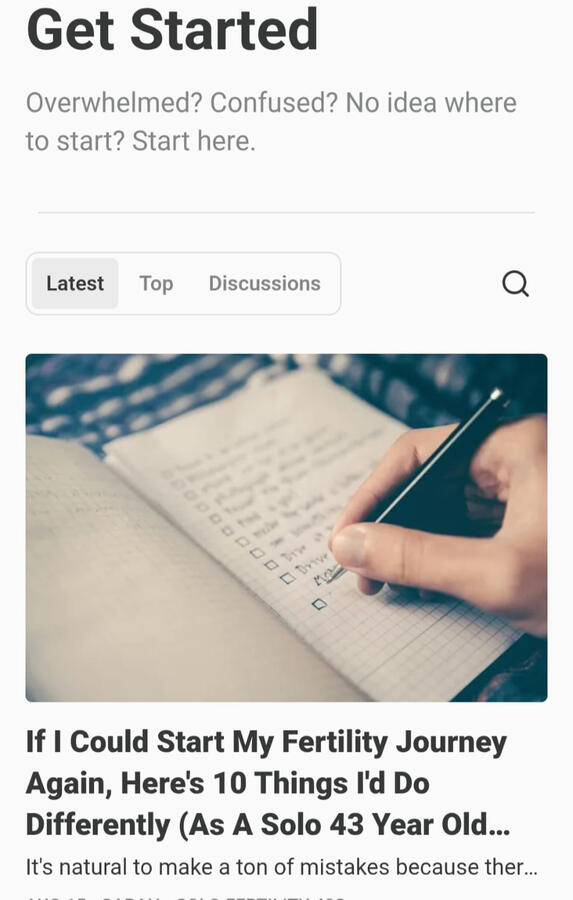 solo woman IVF over 40